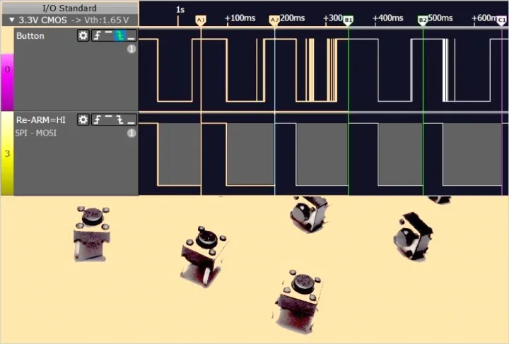 Button debounce for Arduino responds fast...