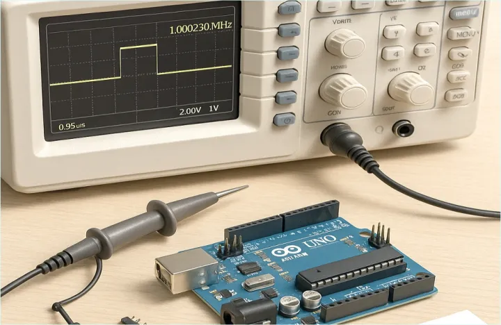 Measuring Clock error on an Arduino MCU card